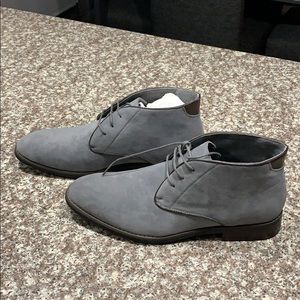 Adolfo Grey Suede Chukka Boots
